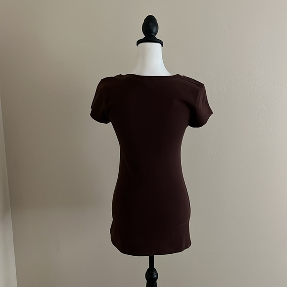 ⭐️Zenana Outfitters, Brown, Scoop neckTee,Size L⭐️ - Picture 8 of 9